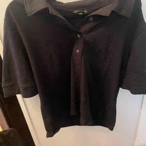 Banana Republic new with tags SLUB RIBBED POLO T-SHIRT